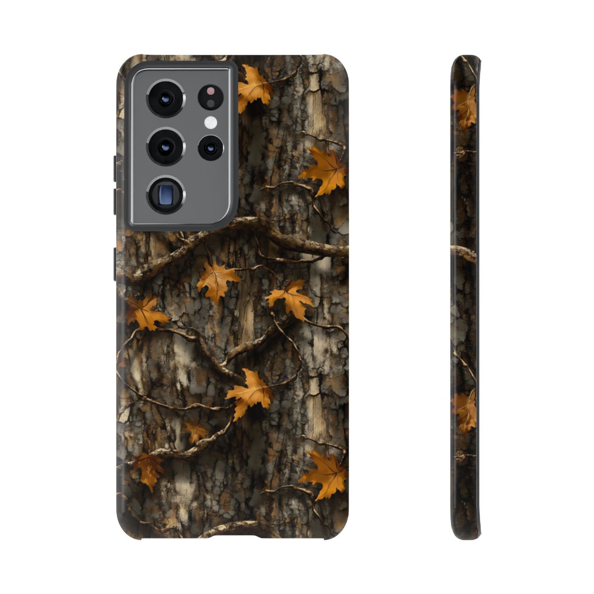 Orange Leaf Tree Camo Tough Case
