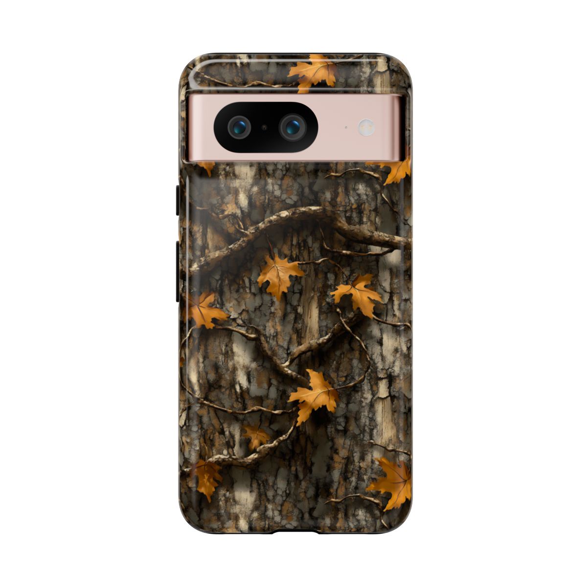 Orange Leaf Tree Camo Tough Case