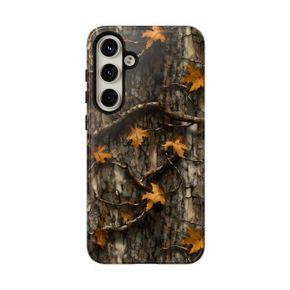 Orange Leaf Tree Camo Tough Case