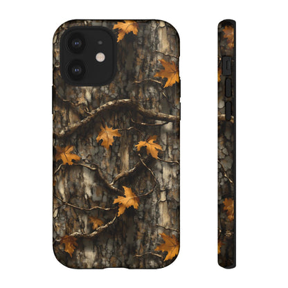 Orange Leaf Tree Camo Tough Case