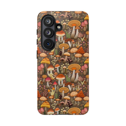 Orange Mushroom Tough Case