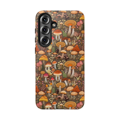 Orange Mushroom Tough Case