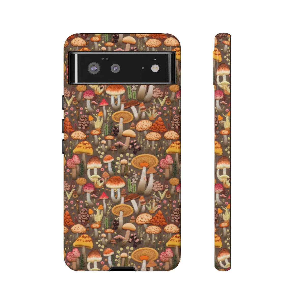 Orange Mushroom Tough Case