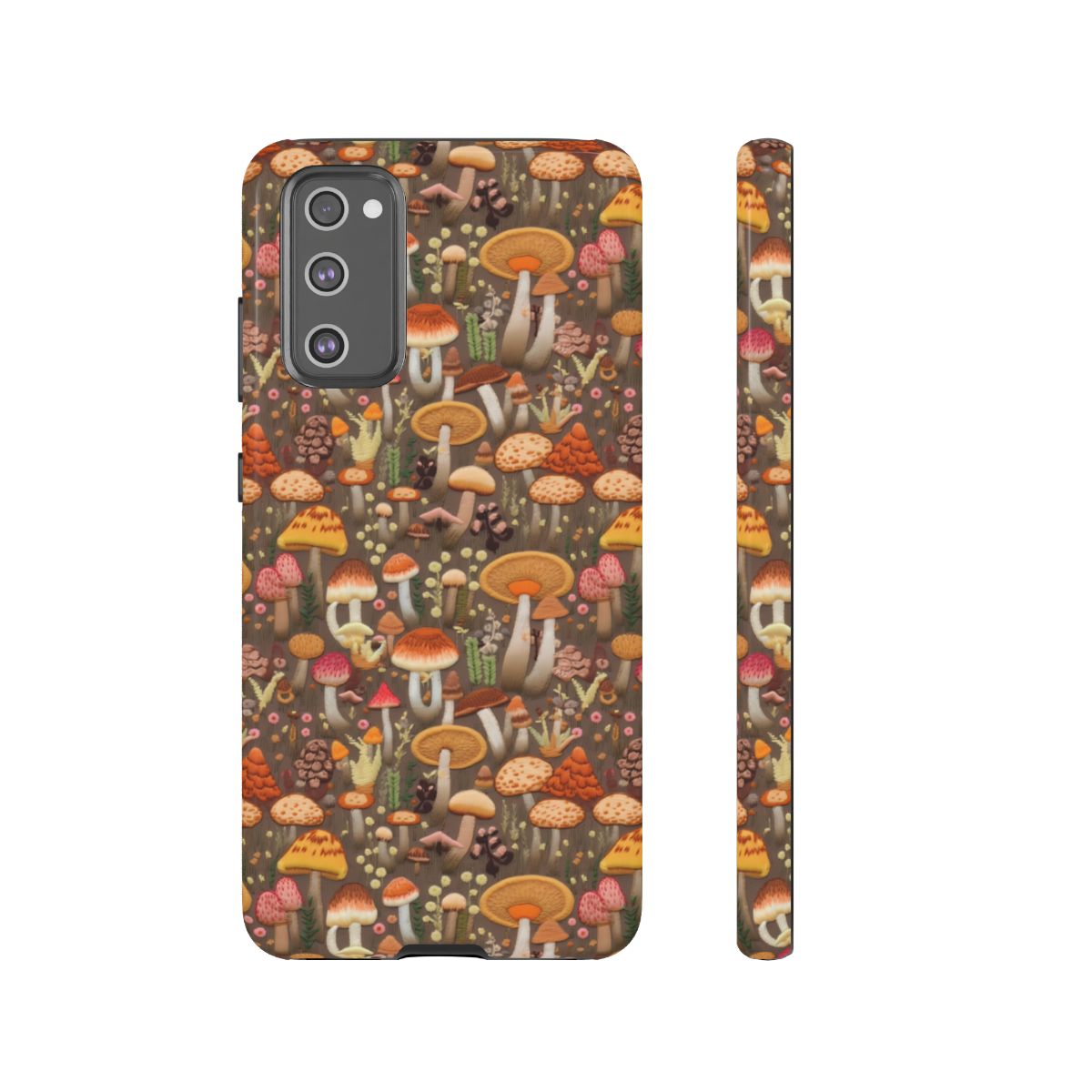 Orange Mushroom Tough Case