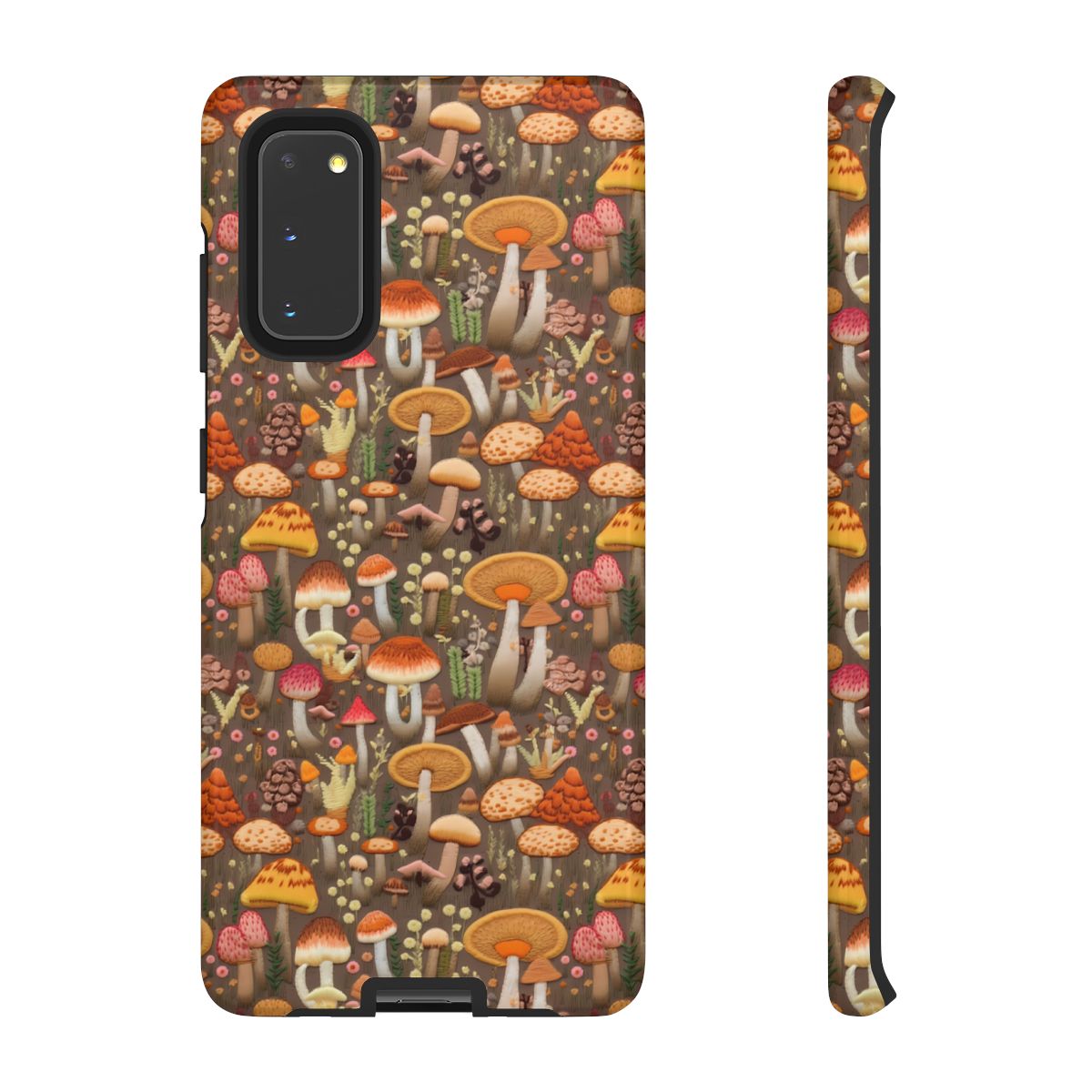Orange Mushroom Tough Case