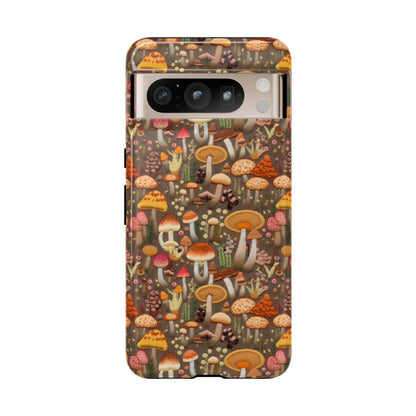 Orange Mushroom Tough Case