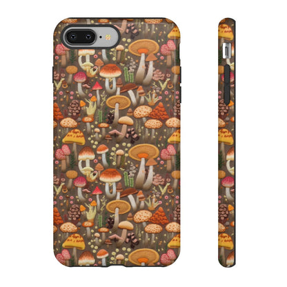 Orange Mushroom Tough Case