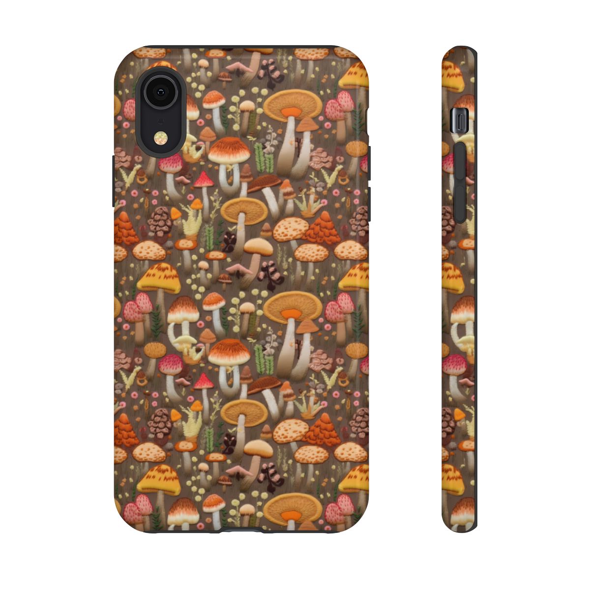 Orange Mushroom Tough Case