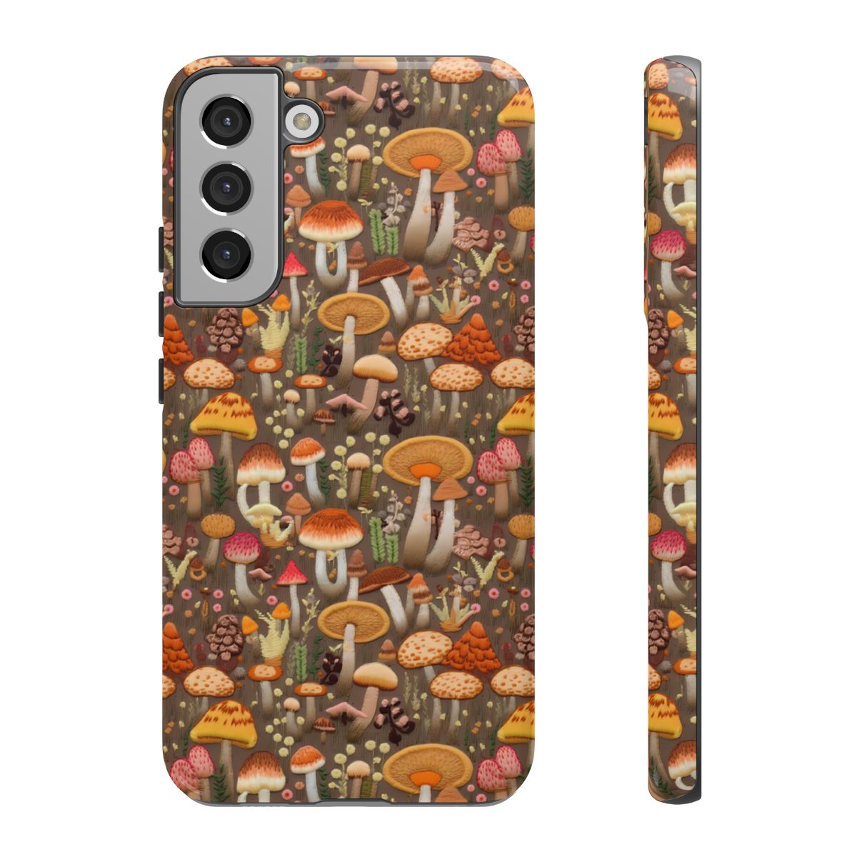 Orange Mushroom Tough Case