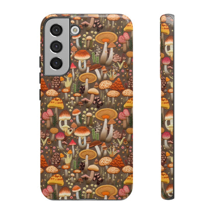 Orange Mushroom Tough Case