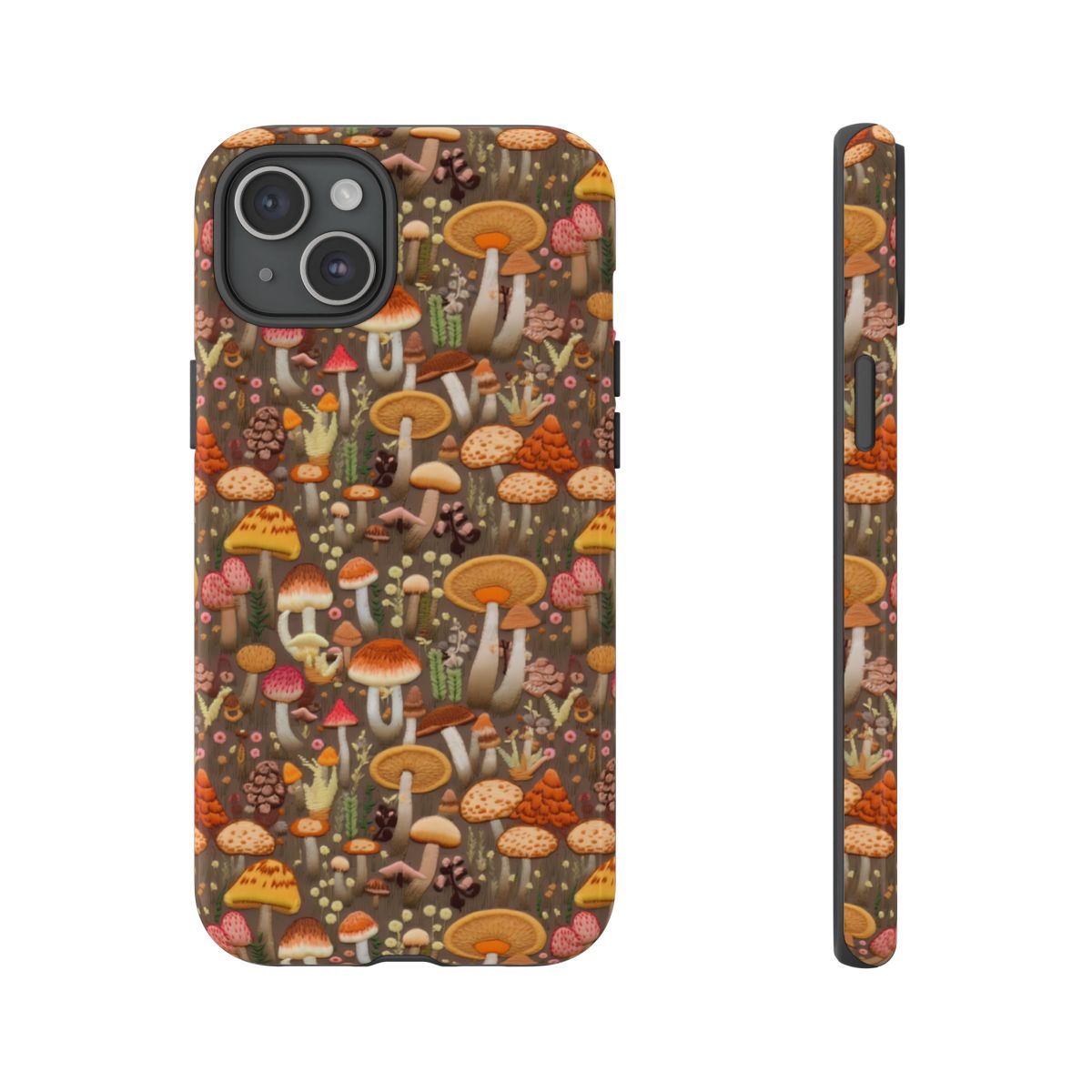 Orange Mushroom Tough Case
