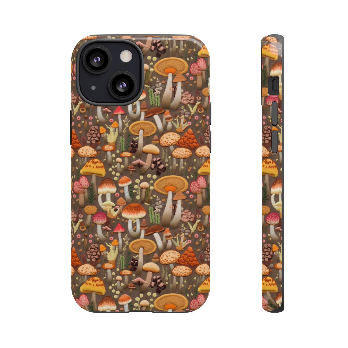 Orange Mushroom Tough Case