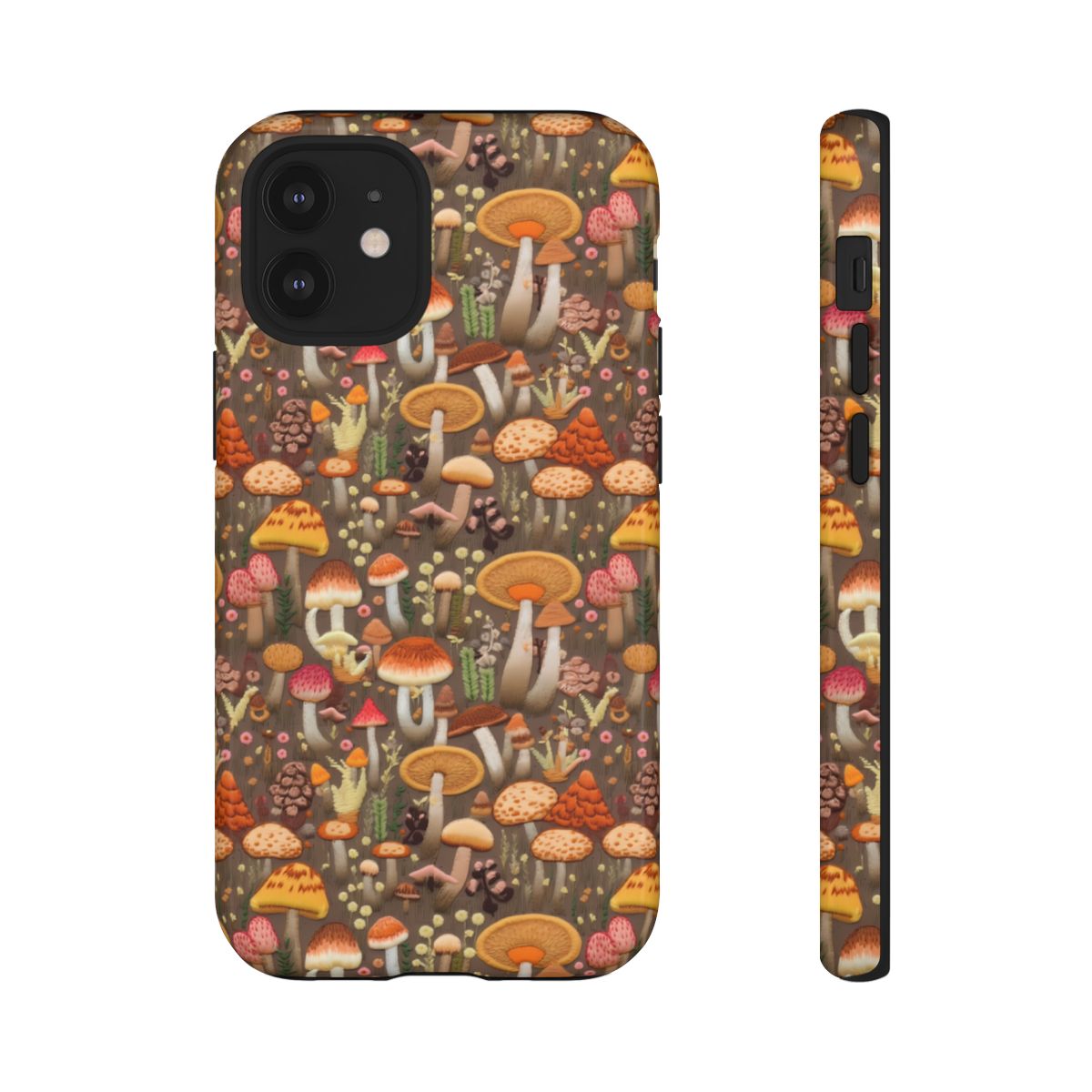 Orange Mushroom Tough Case