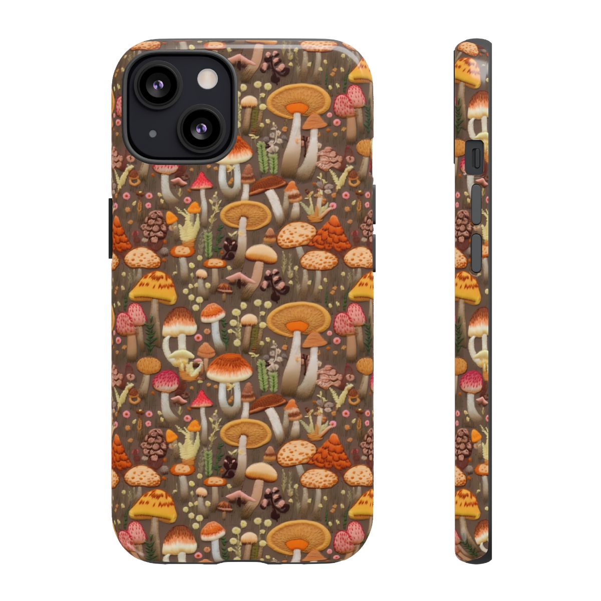 Orange Mushroom Tough Case