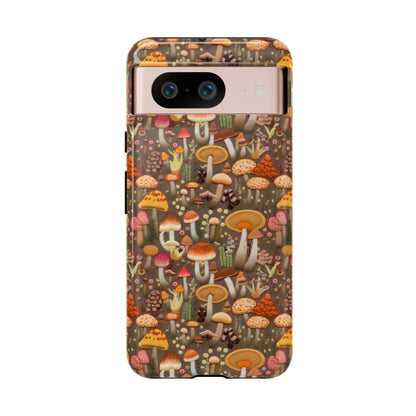 Orange Mushroom Tough Case