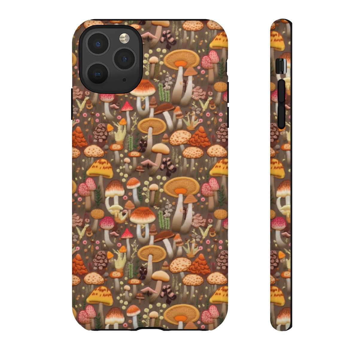 Orange Mushroom Tough Case