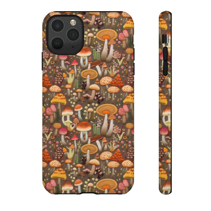 Orange Mushroom Tough Case