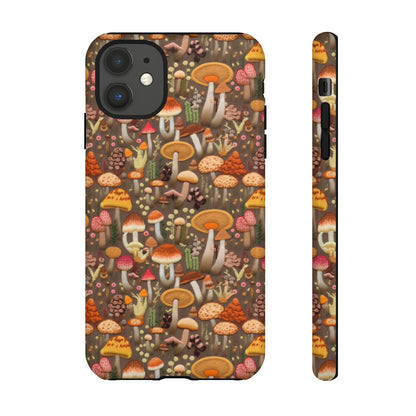 Orange Mushroom Tough Case