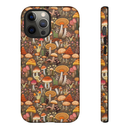 Orange Mushroom Tough Case
