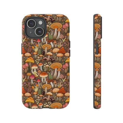 Orange Mushroom Tough Case