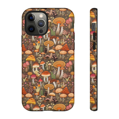 Orange Mushroom Tough Case