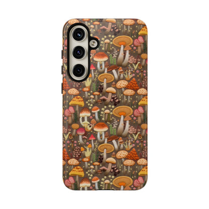 Orange Mushroom Tough Case