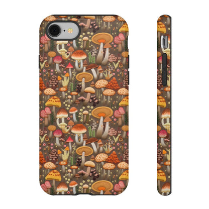 Orange Mushroom Tough Case