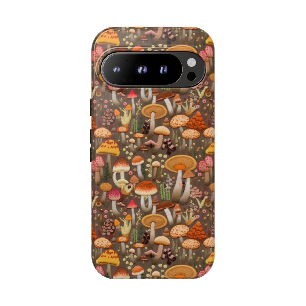 Orange Mushroom Tough Case