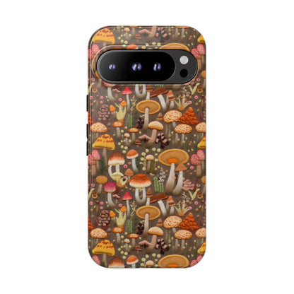 Orange Mushroom Tough Case