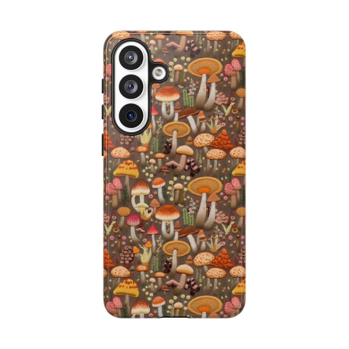 Orange Mushroom Tough Case