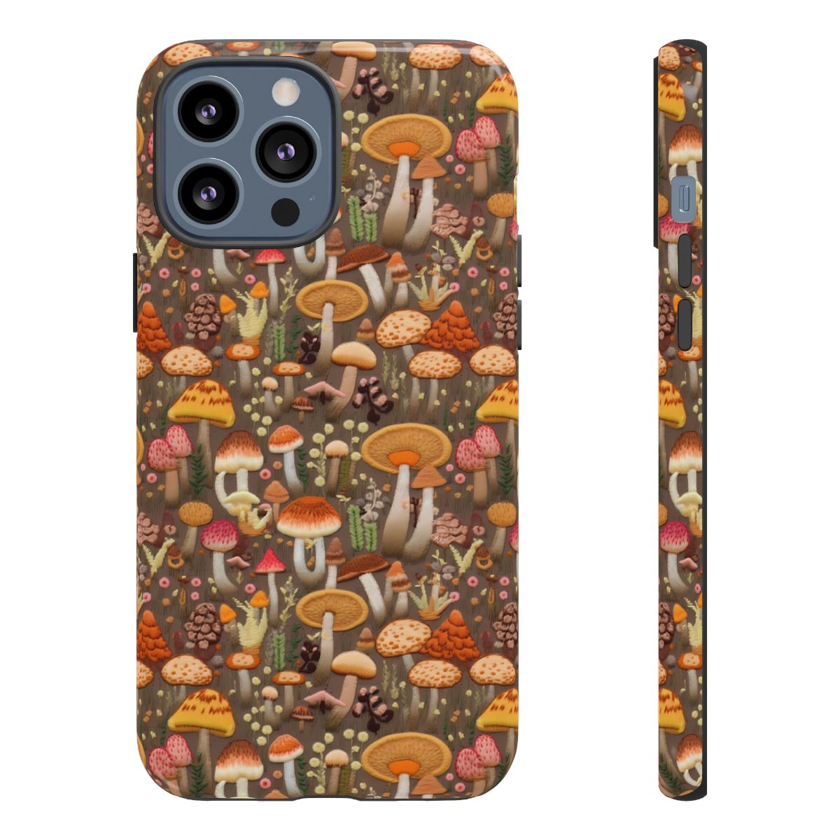 Orange Mushroom Tough Case