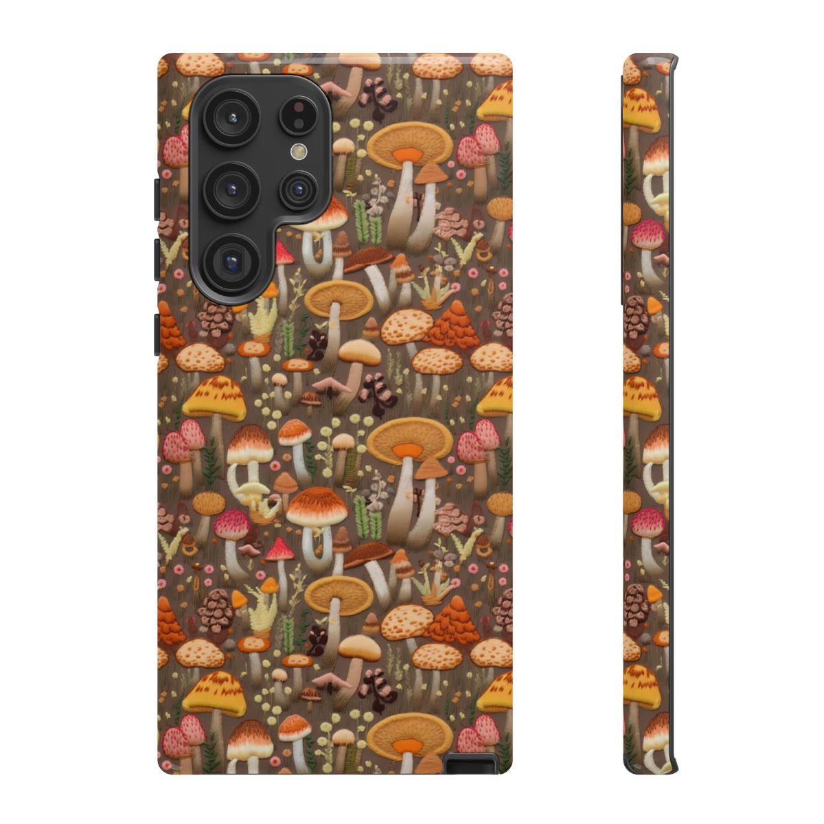 Orange Mushroom Tough Case