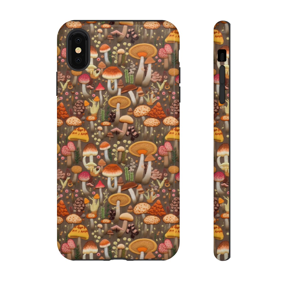 Orange Mushroom Tough Case