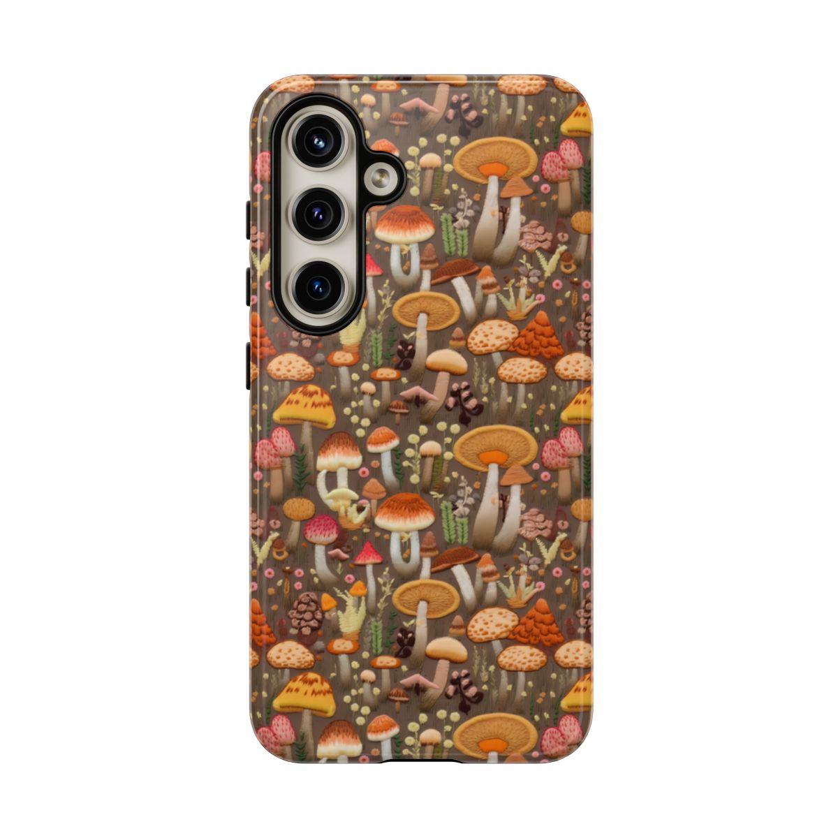 Orange Mushroom Tough Case