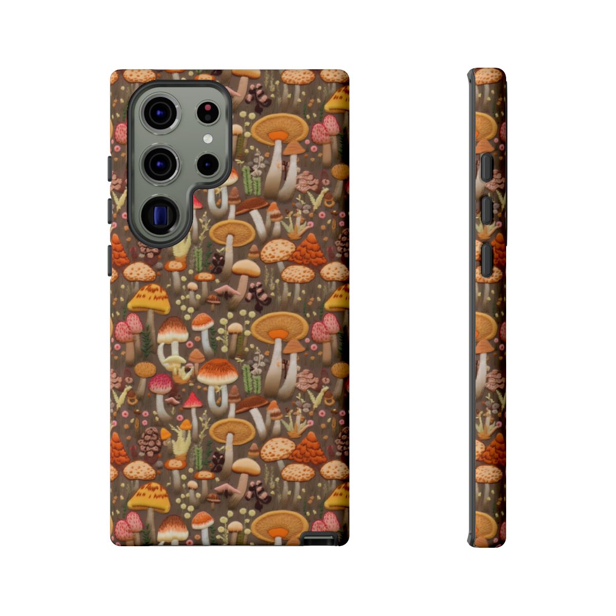 Orange Mushroom Tough Case