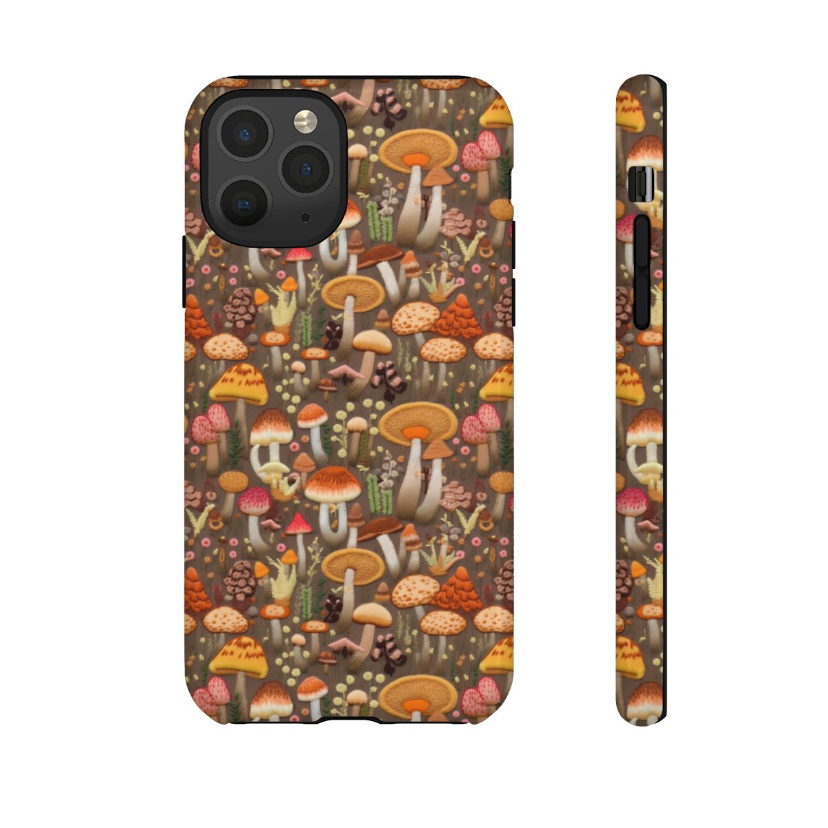 Orange Mushroom Tough Case