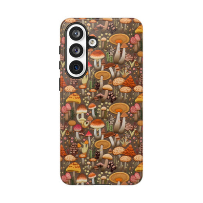 Orange Mushroom Tough Case
