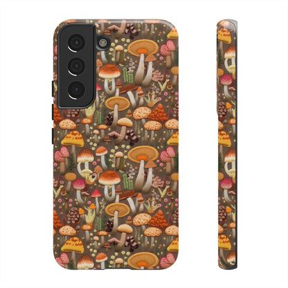 Orange Mushroom Tough Case