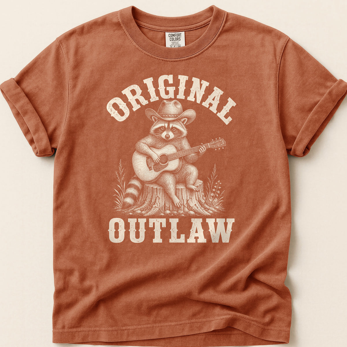 Original Outlaw Raccoon T-shirt on Yam