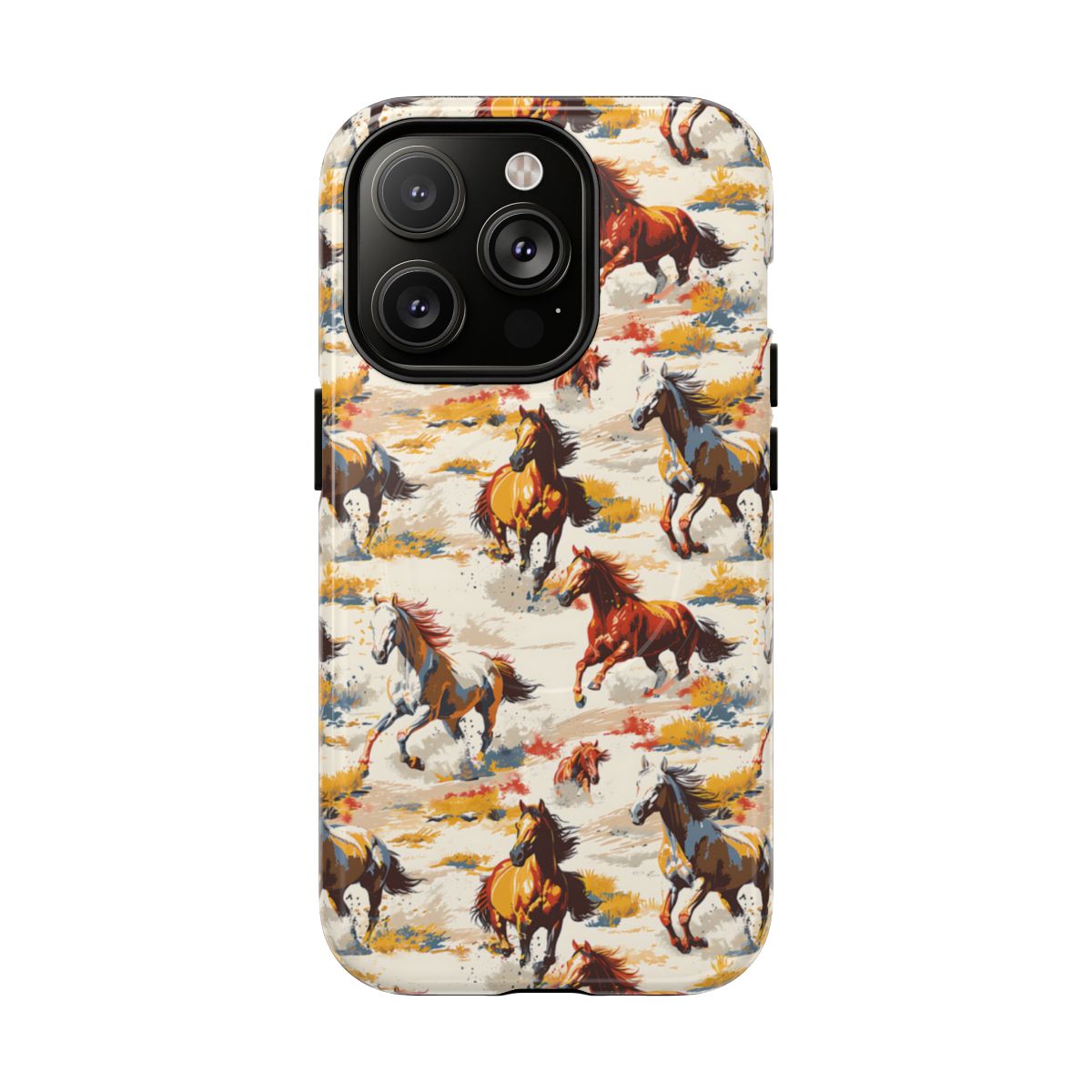 Painted Horses White Magnetic Case