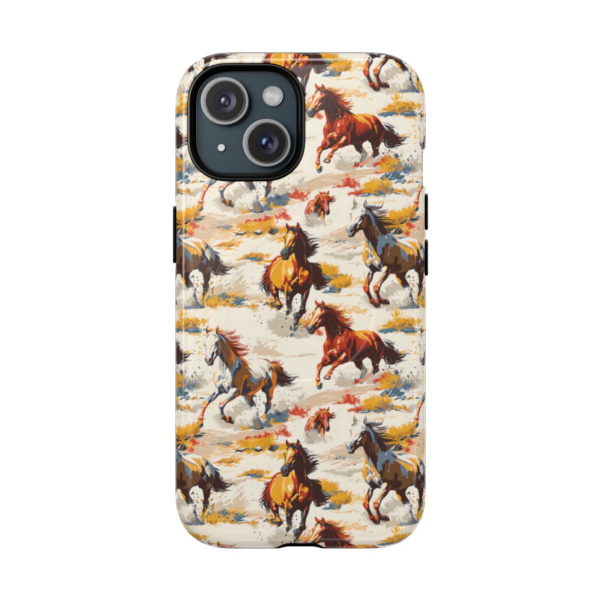 Painted Horses White Magnetic Case