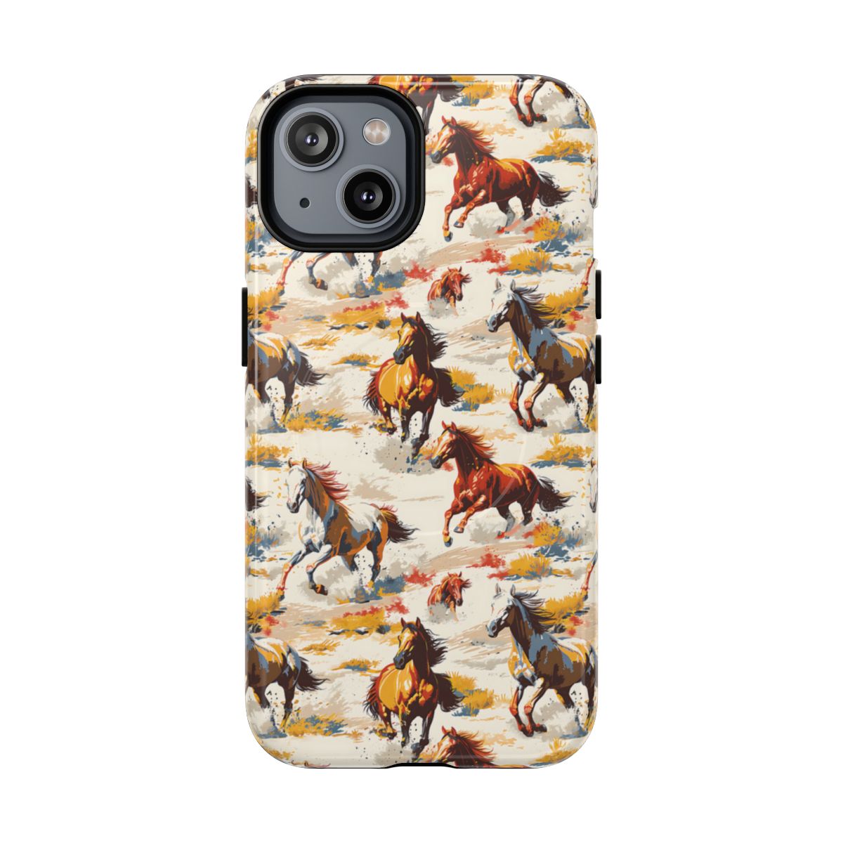 Painted Horses White Magnetic Case