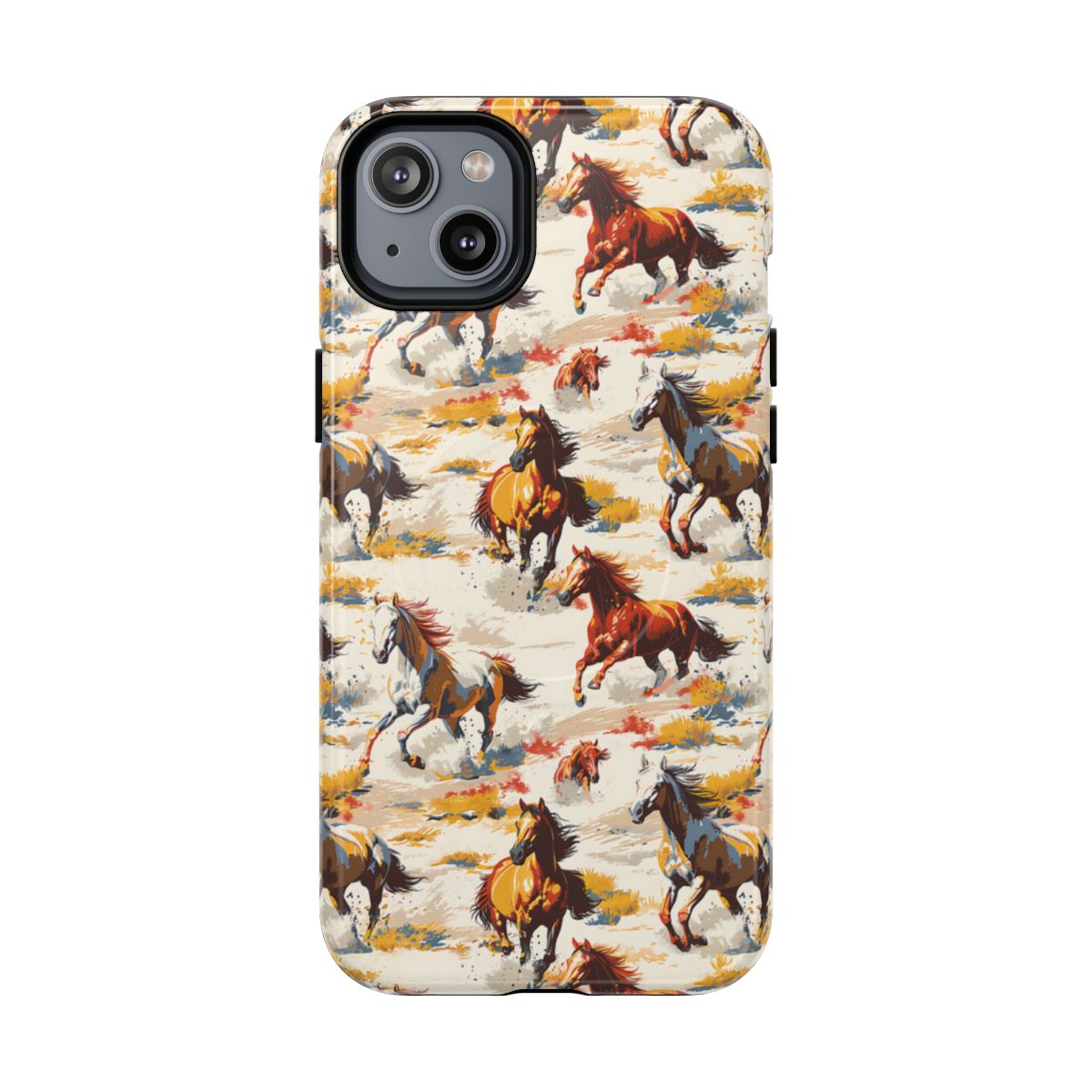 Painted Horses White Magnetic Case