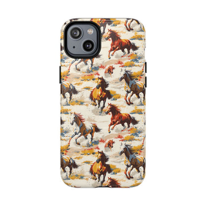 Painted Horses White Magnetic Case