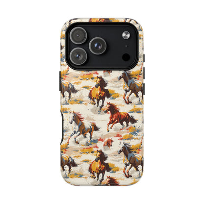 Painted Horses White Magnetic Case