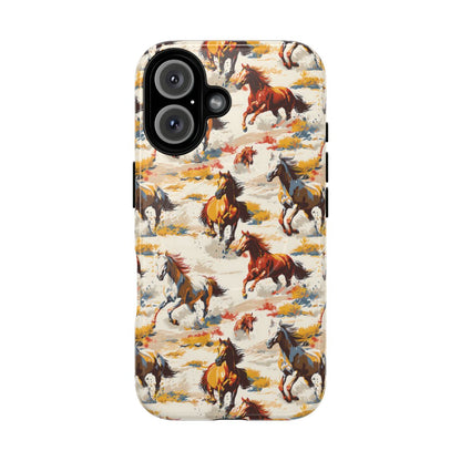 Painted Horses White Magnetic Case