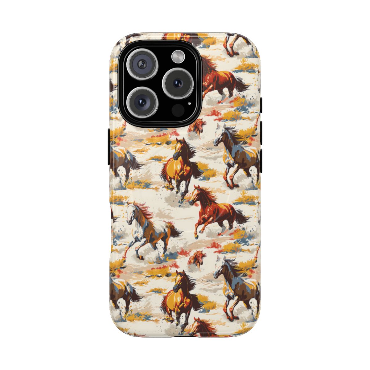 Painted Horses White Magnetic Case