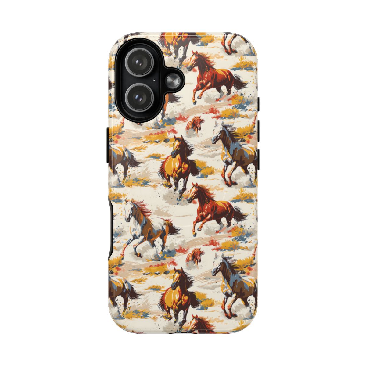 Painted Horses White Magnetic Case