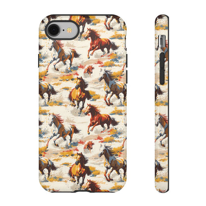 Painted Horses White Tough Case