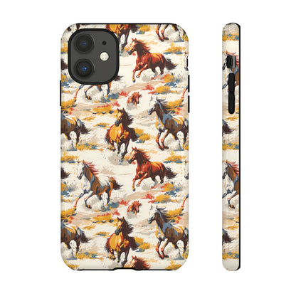 Painted Horses White Tough Case